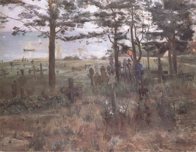 Lovis Corinth Fishermen's Cemetery at Nidden (nn02)